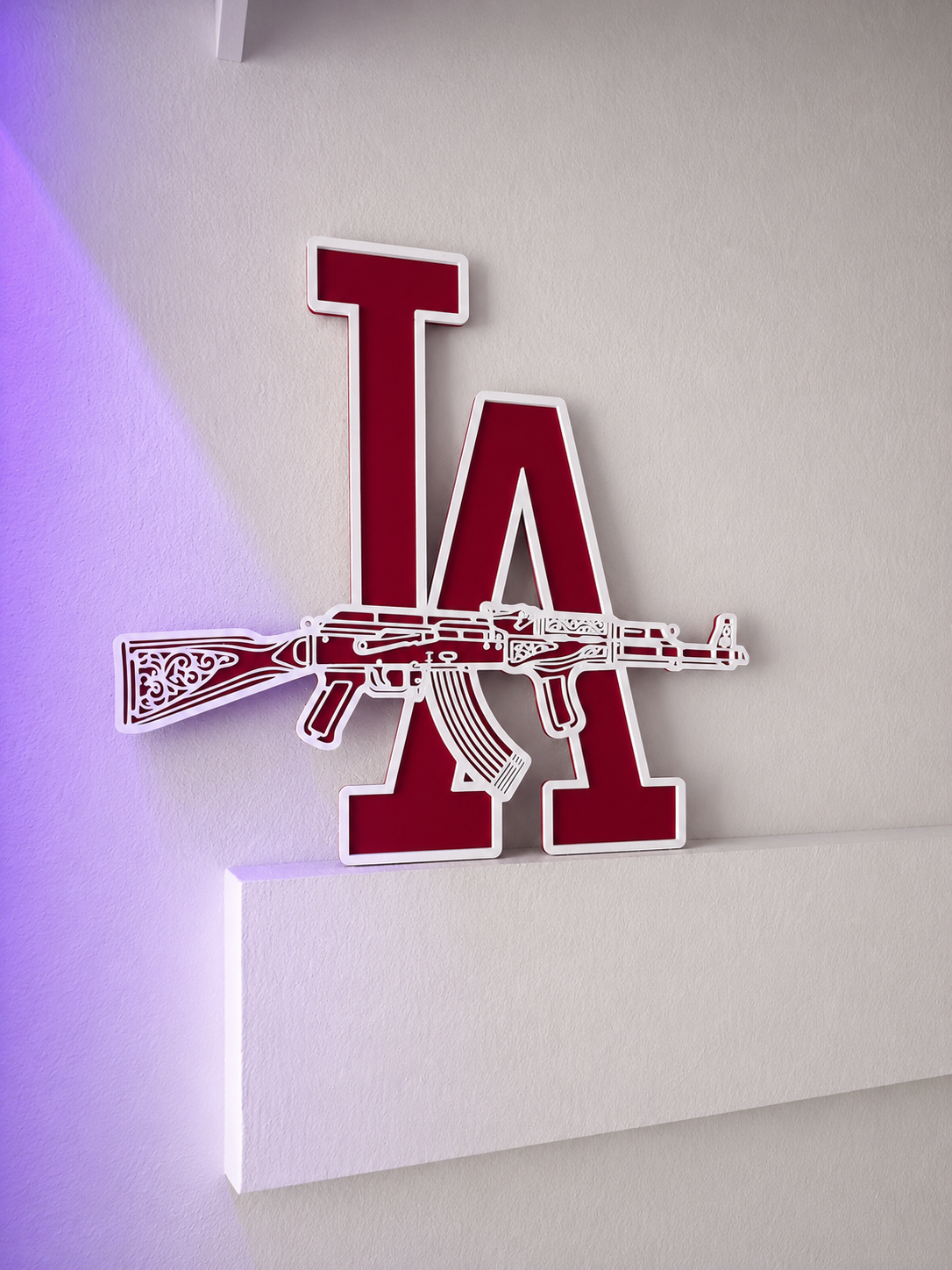 Los Angeles Angels Inspired AK Wall Art