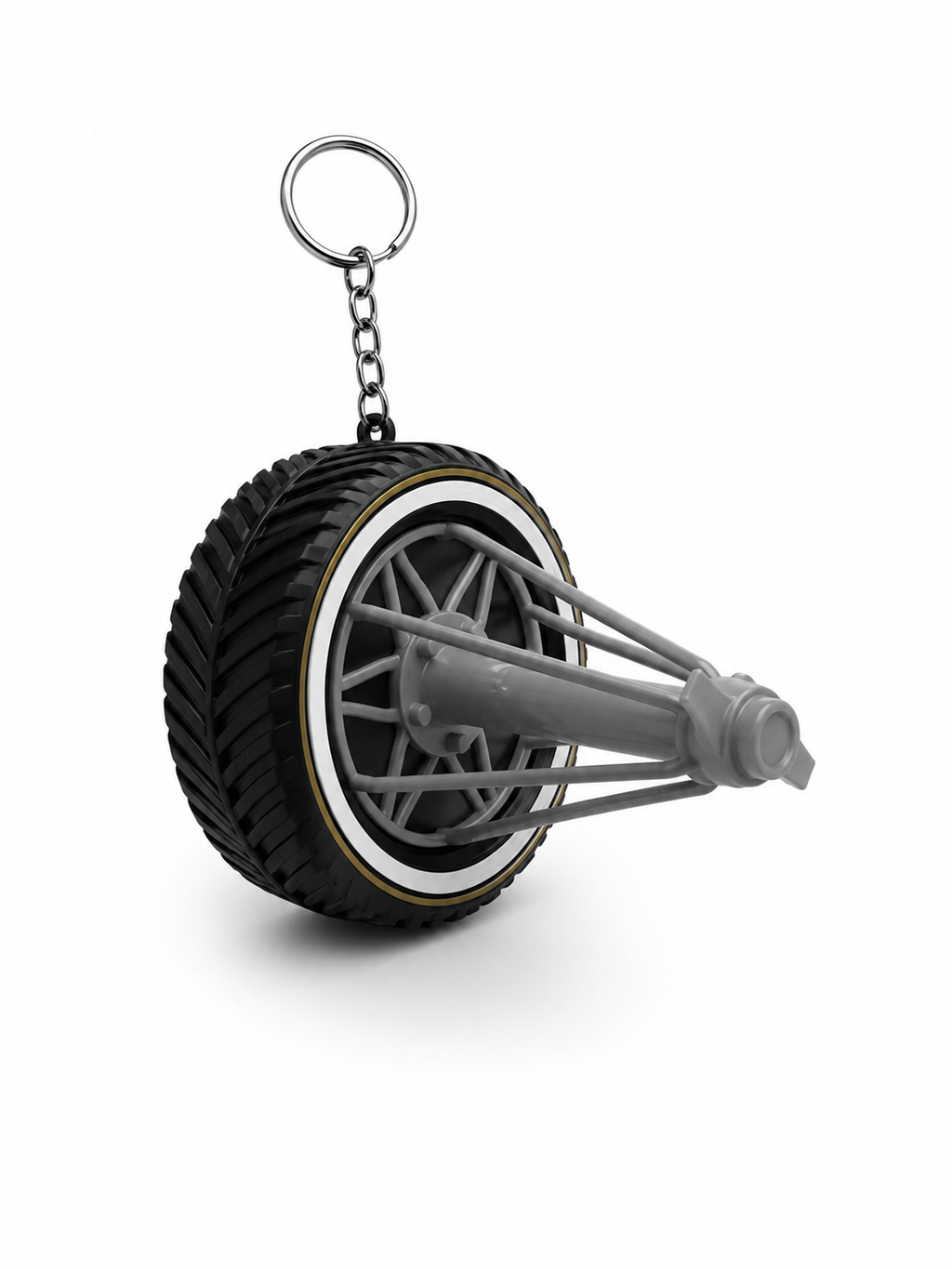 Houston Swanga Rim Stash Keychain