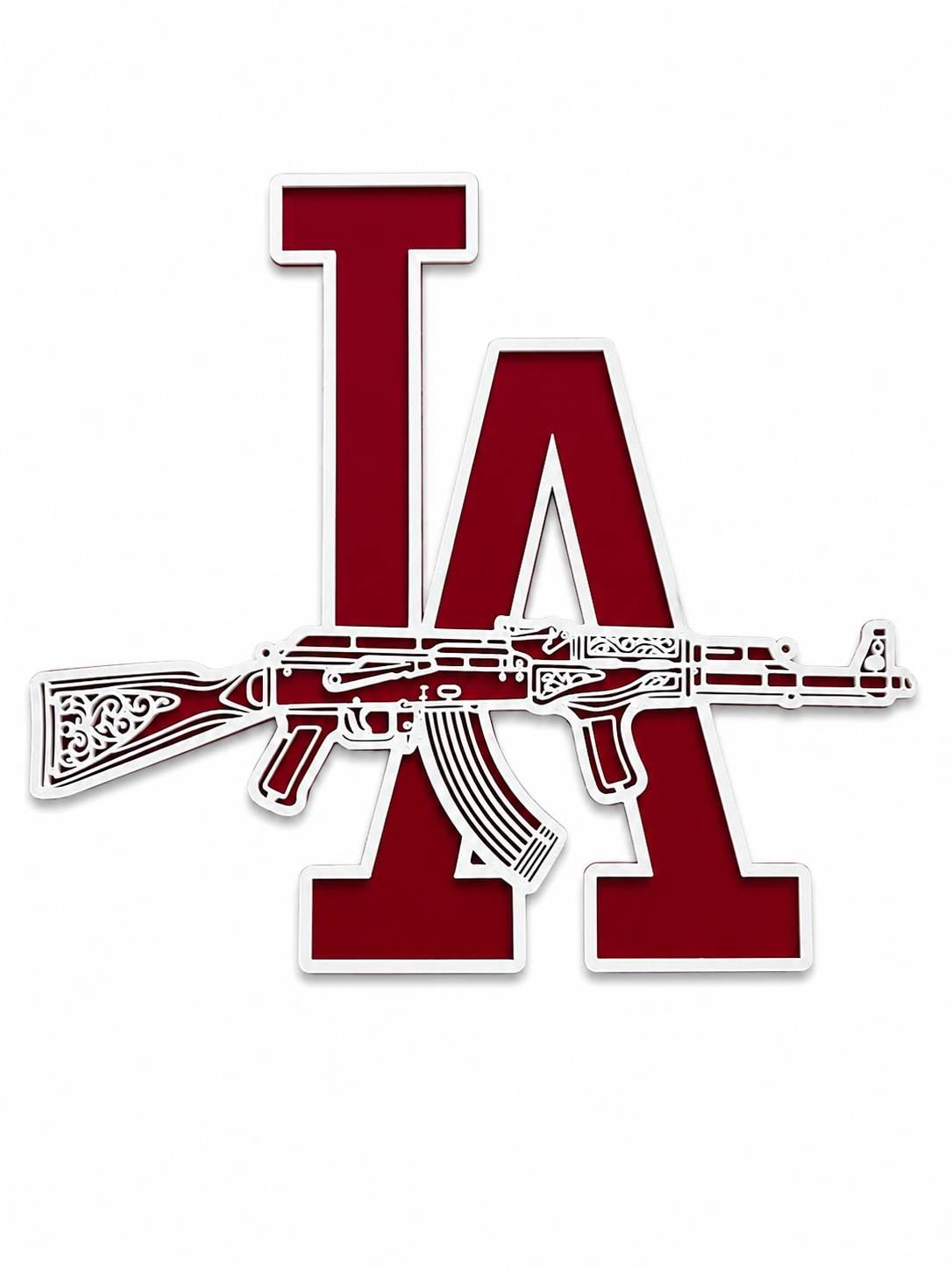 Los Angeles Angels Inspired AK Wall Art