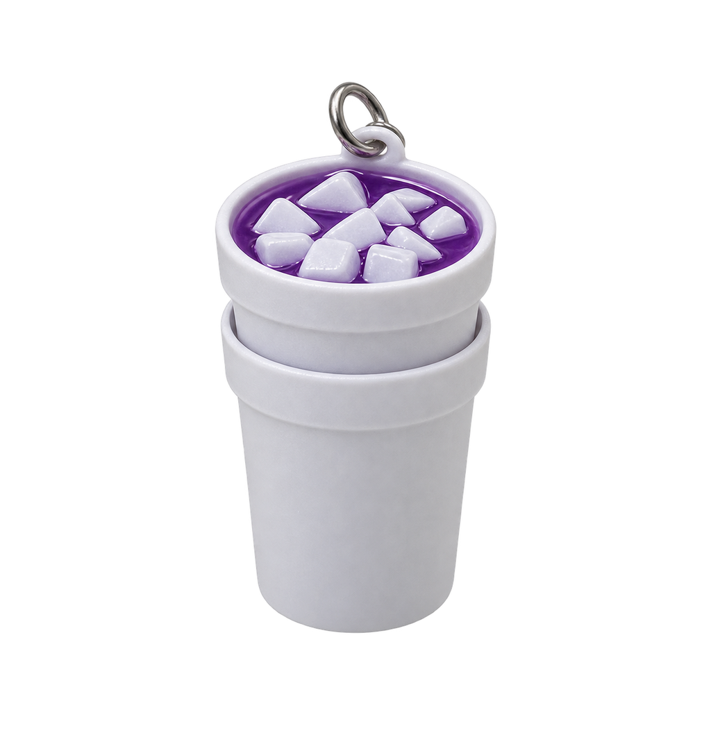Double Cup Fidget Clicker Keychain