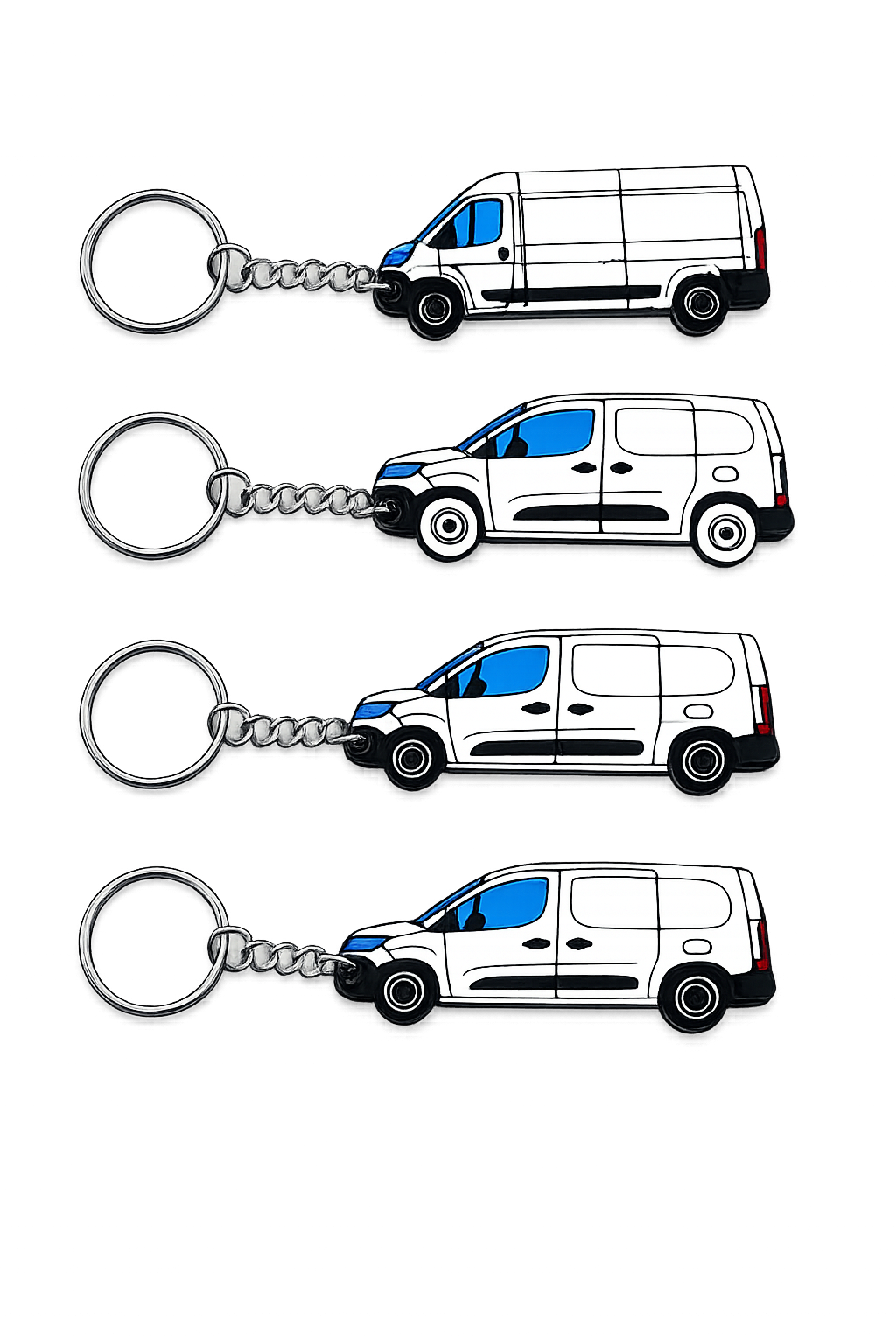Custom NFC Van Keychain