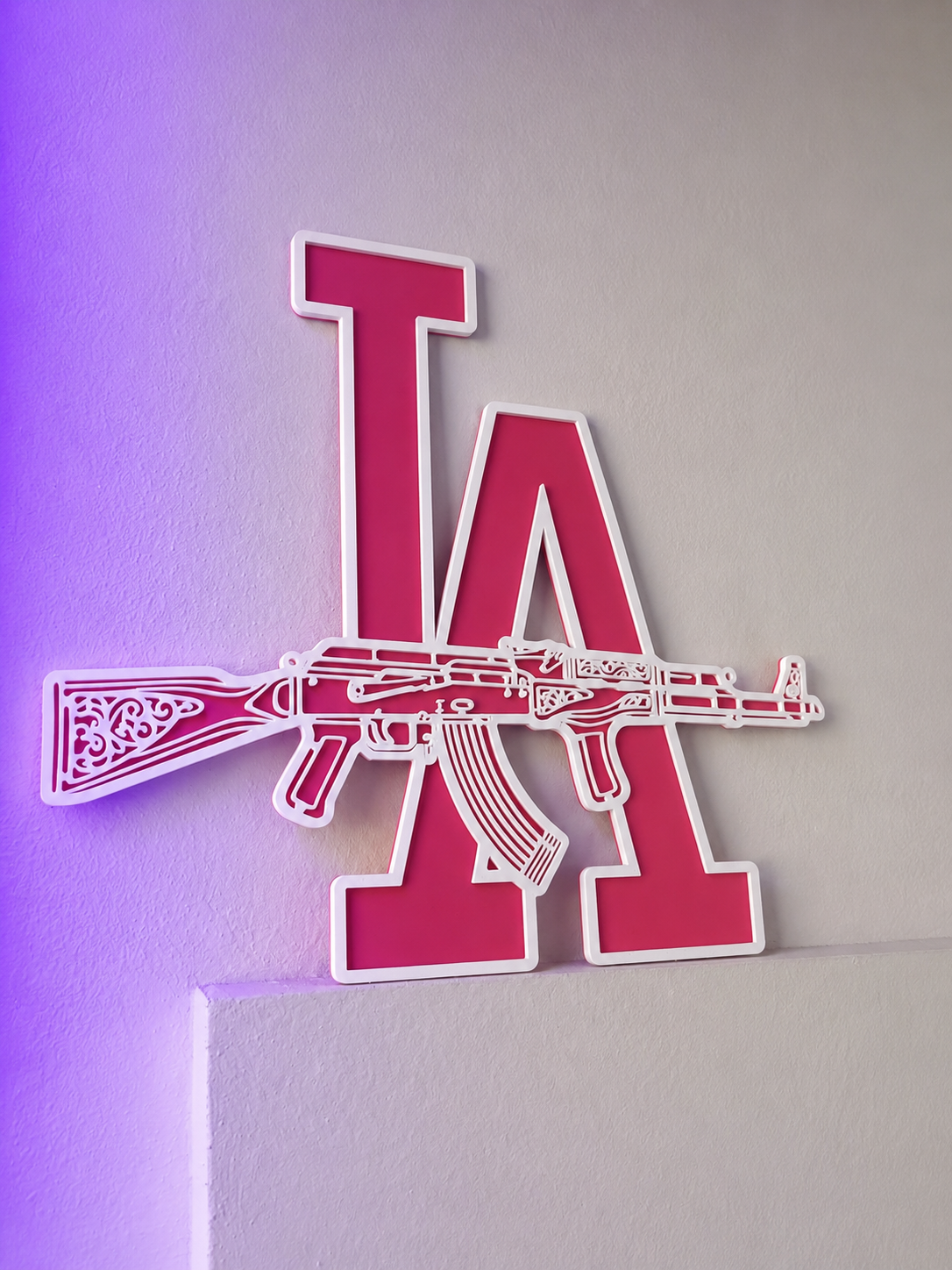 Los Angeles Angels Inspired AK Wall Art