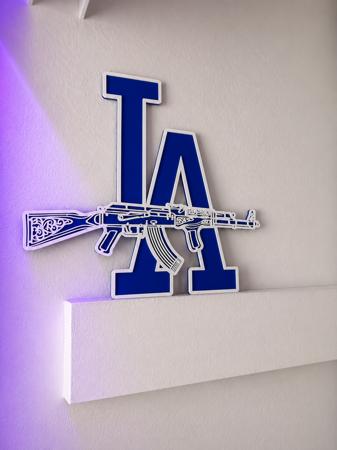 Los Angeles Angels Inspired AK Wall Art