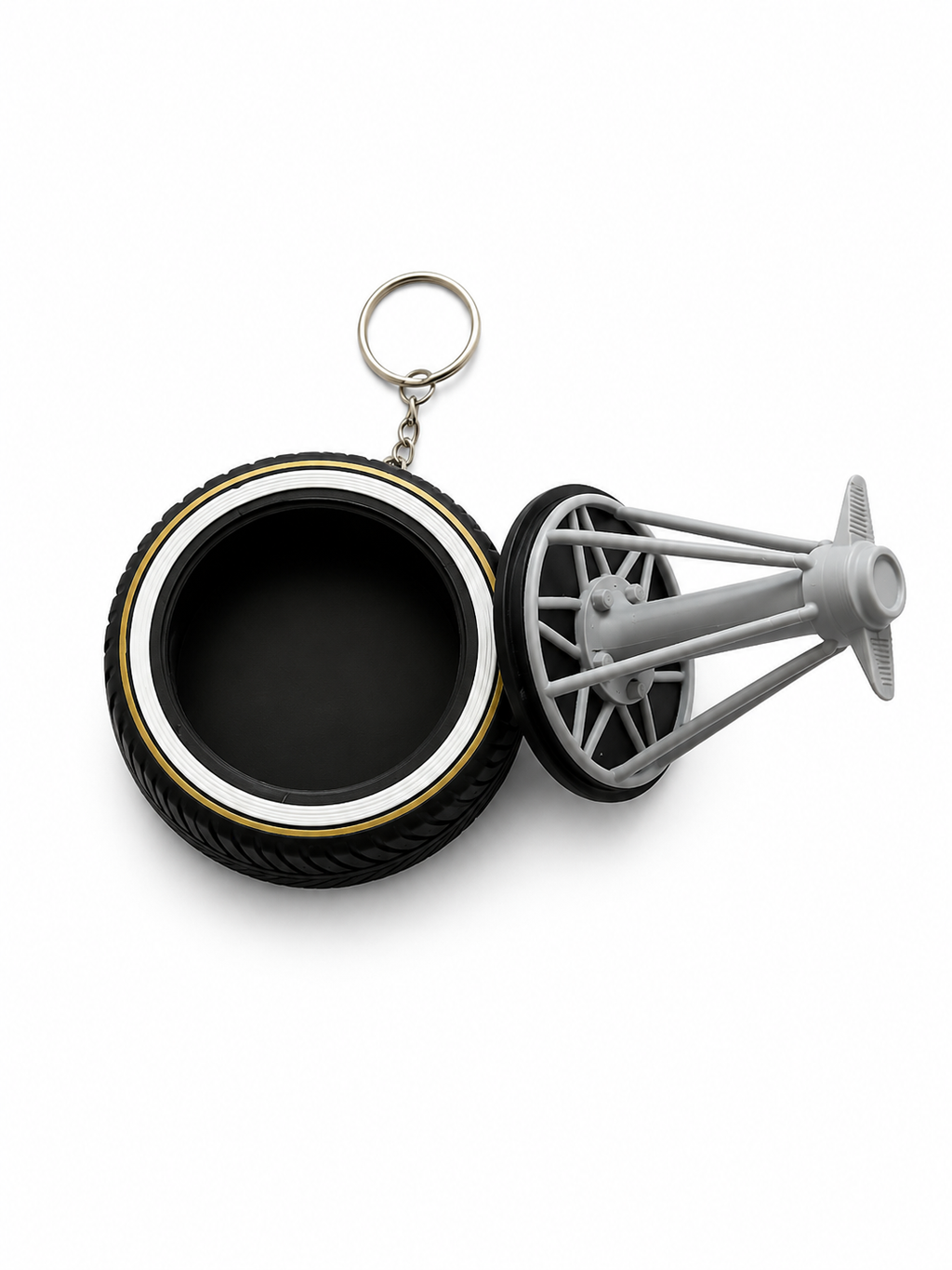 Houston Swanga Rim Stash Keychain