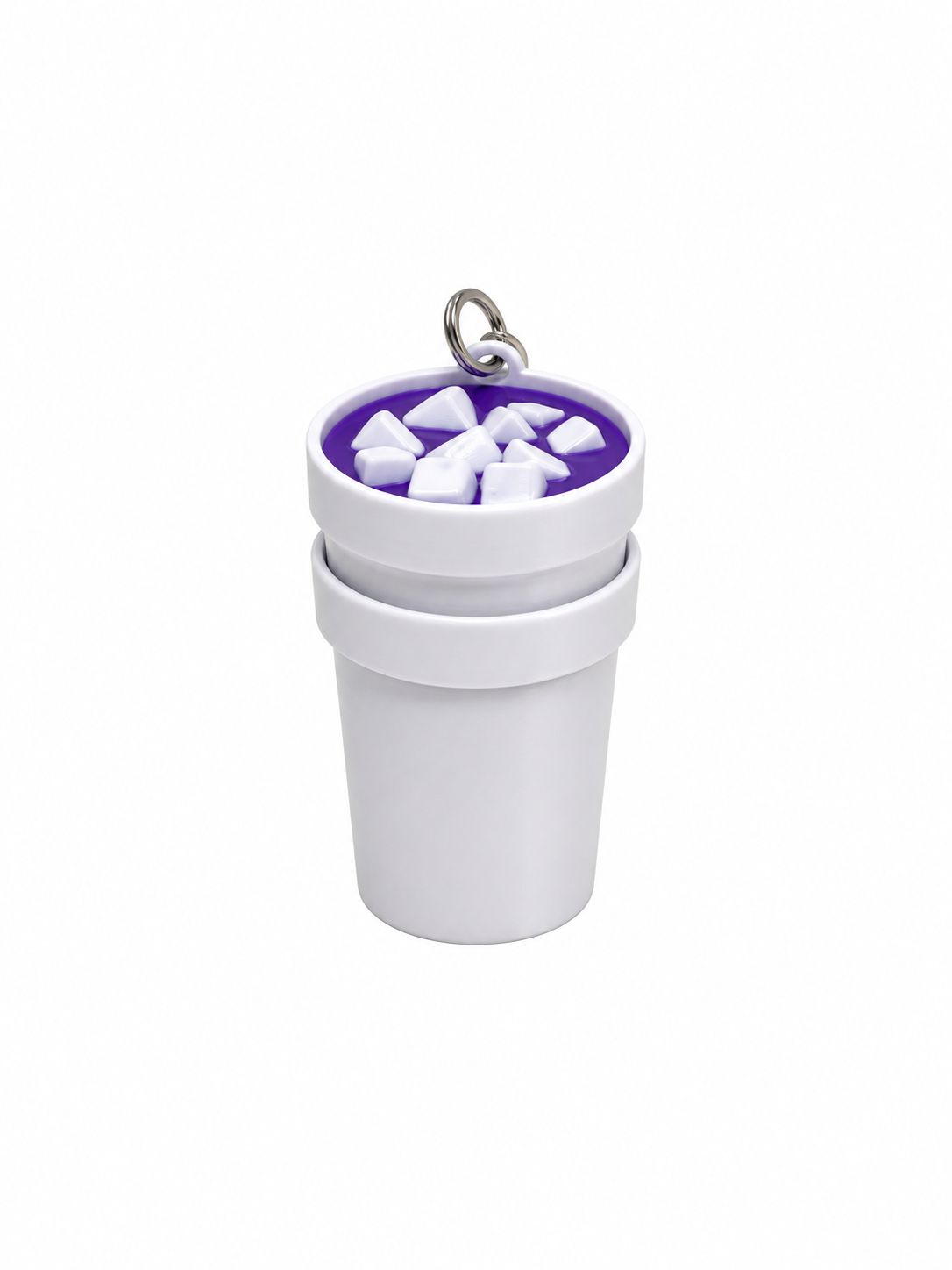 Double Cup Fidget Clicker Keychain