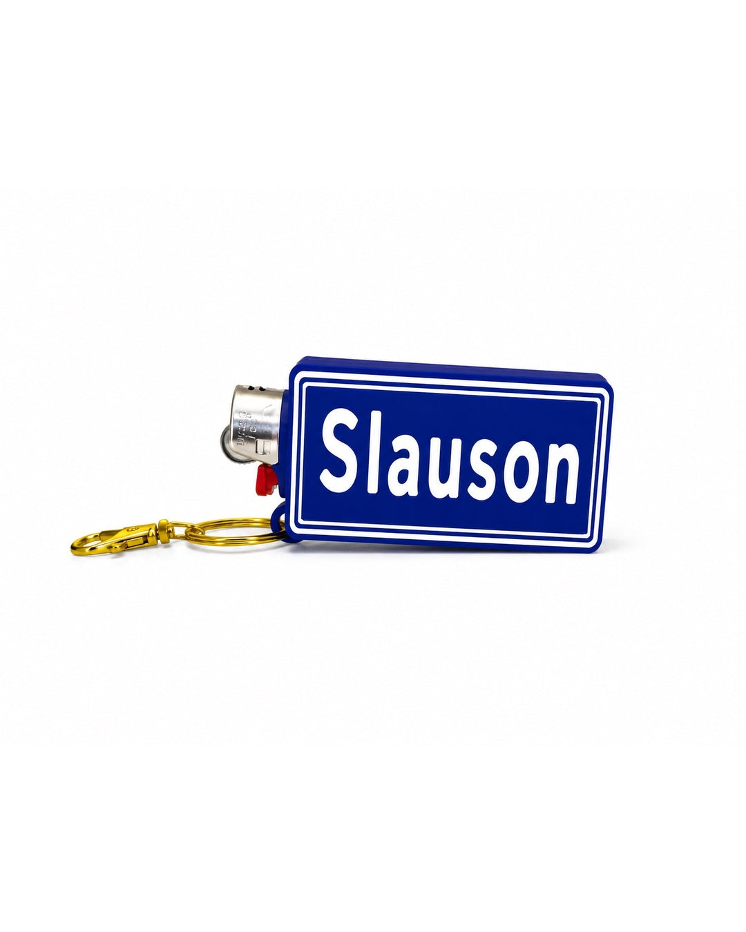 LA Street Sign Lighter Holder Keychain