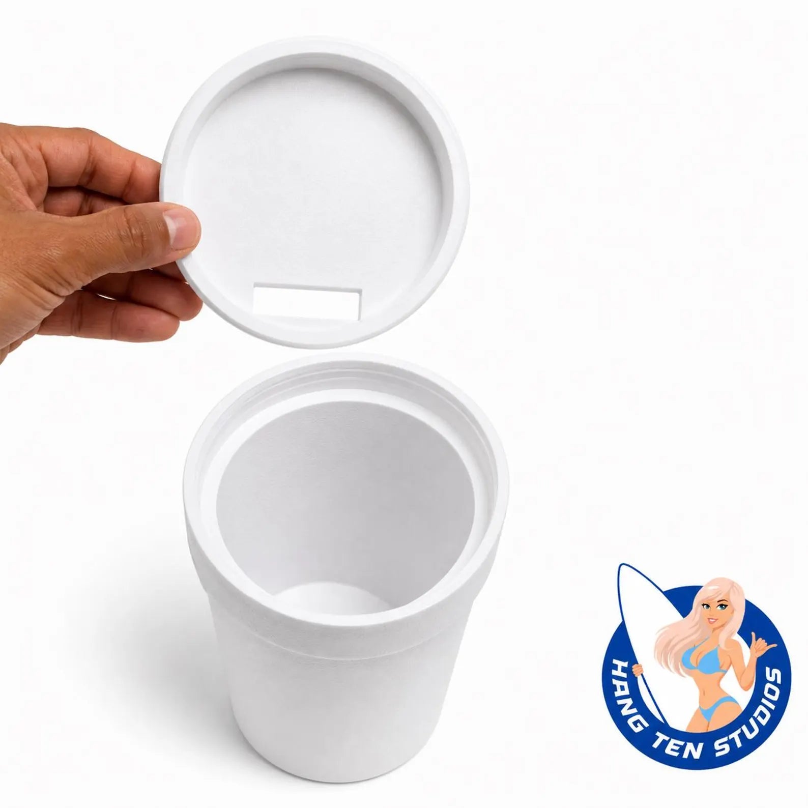 Double Cup Hidden Storage Container